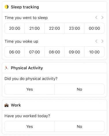 JournalOS main user interface